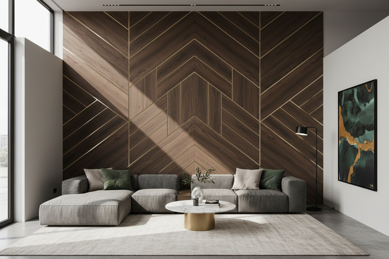 showstopping accent wall interior